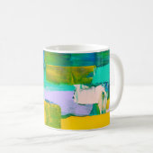 Colour Rush Abstract Oil Paint VI Tasse (VorderseiteRechts)