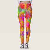 Colour Splash Graffiti Leggings (Vorderseite)