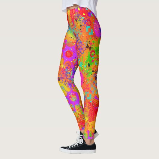 Colour Splash Graffiti Leggings (Links)