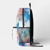 Colour Splash Tie Dye with Monster Bunch Bedruckter Rucksack (Rechts)