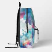 Colour Splash Tie Dye with Monster Bunch Bedruckter Rucksack (Links)
