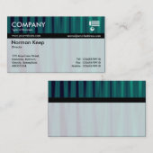 Colour Tex Banded - Drapery 03 Visitenkarte (Vorne/Hinten)
