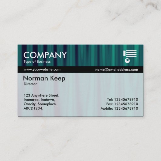 Colour Tex Banded - Drapery 03 Visitenkarte (Vorderseite)