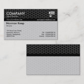 Colour Tex Banded - Honeycomb Dark Visitenkarte (Vorne/Hinten)