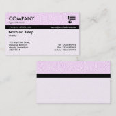 Colour Tex verbannt - Random Spots - Blassrosa Visitenkarte (Vorne/Hinten)