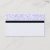 Colour Tex verbannt - Random Spots - Powder Blue Visitenkarte (Rückseite)