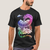 Coloured Japanese tradition dragon T-Shirt (Vorderseite)