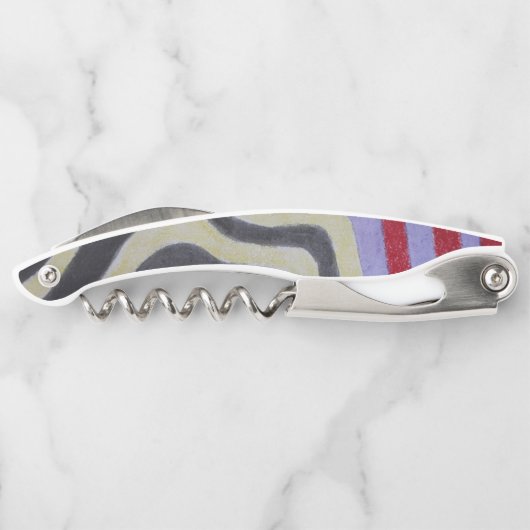 Coloured Waves Corkscrew Kellnermesser (Rückseite)