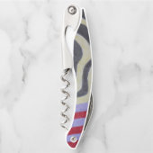 Coloured Waves Corkscrew Kellnermesser (Vorderseite)