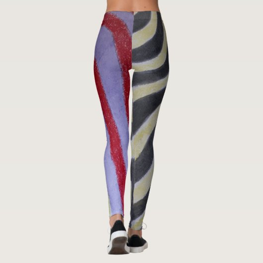 Coloured Waves Leggings (Rückseite)