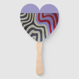 Coloured Waves Set of Fans Fächer