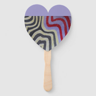 Coloured Waves Set of Fans Fächer