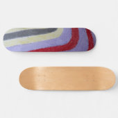 Coloured Waves Skateboard (Horizontal)