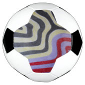 Coloured Waves Soccer Ball (Gedreht)