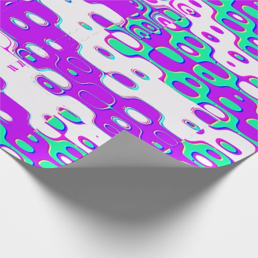 Colourful Bauhaus Geometric Pattern  Geschenkpapier (Ecke)