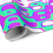 Colourful Bauhaus Geometric Pattern  Geschenkpapier (Rolleneckpunkt)