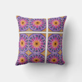 Colourful boho inspired couch cushion kissen (Rückseite)