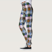 Colourful Butterfly Plaid Tartan Check Design  Leggings (Links)