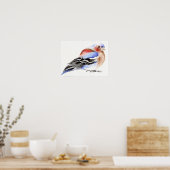 Colourful Chaffinch 2011 Poster (Küche)