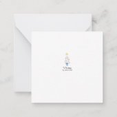 Colourful Christmas Ornament Mitteilungskarte (Rückseite)