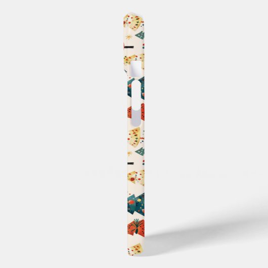 Colourful Christmas Pine Trees Seamless Pattern Case-Mate iPhone Hülle (Rückseite / Links)
