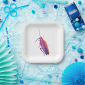 Colourful cockroach plates pappteller (Party)