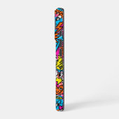 Colourful Cyberpunk Doodle Eye iPhone 16 case Hülle (Linke Seite)