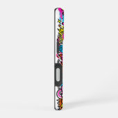 Colourful Cyberpunk Doodle Eye iPhone 16 case Hülle (Rechte Seite)