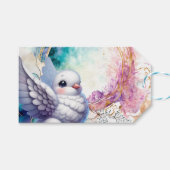 Colourful Dove Geschenkanhänger (Vorderseite (Horizontal))