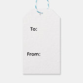 Colourful Dove Geschenkanhänger (Rückseite)