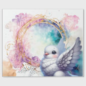 Colourful Dove Geschenkpapier (Flach)