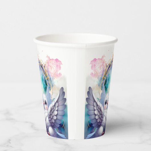 Colourful Dove Pappbecher (Rechts)