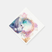 Colourful Dove Serviette (Ecke)