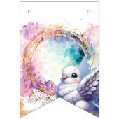 Colourful Dove Wimpelkette (Erste Fahne)