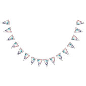 Colourful Dove Wimpelkette (Alle)