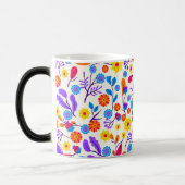 Colourful Exotic Floral Pattern-23146 Verwandlungstasse (Links)