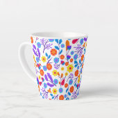 Colourful Exotic Floral Pattern-23165 Milchtasse (Linke Ecke)