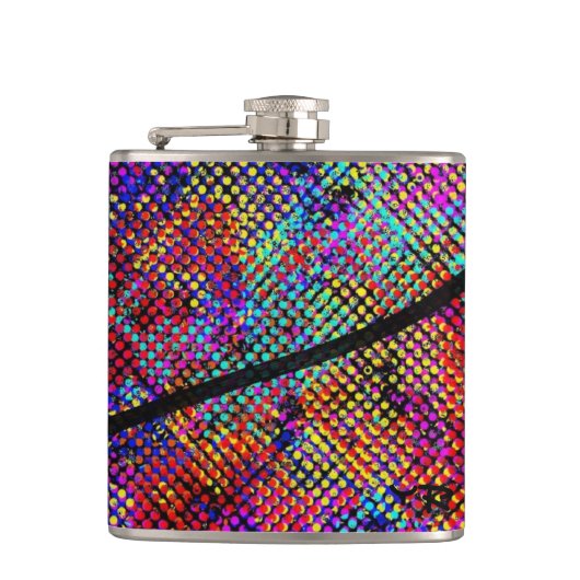 Colourful flask flachmann (Vorderseite)