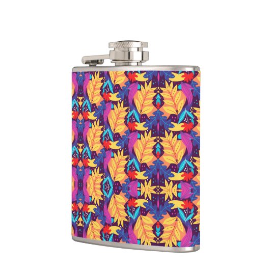 Colourful genetic pattern flachmann (Links)