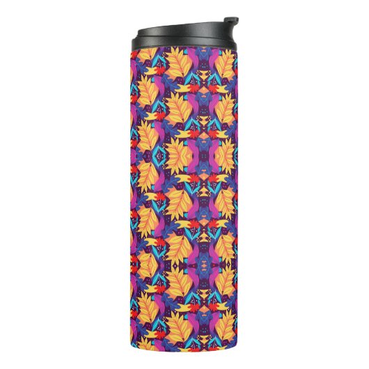 Colourful genetic pattern thermosbecher (Nach links gedreht)