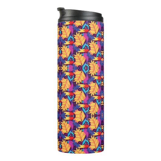 Colourful genetic pattern thermosbecher (Nach rechts gedreht)