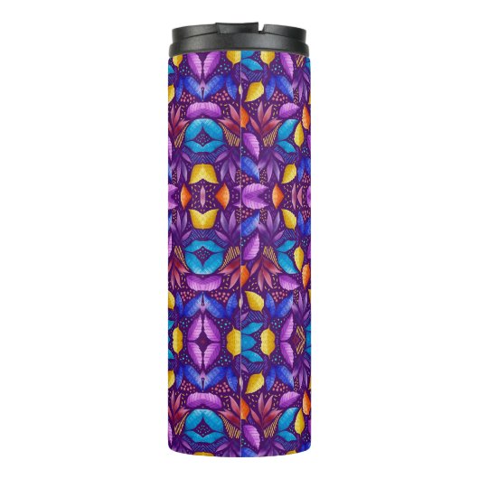 Colourful genetic pattern thermosbecher (Rückseite)