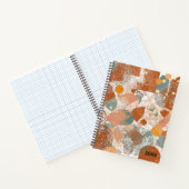 Colourful geometric contemporary abstract spiral notizblock (Innenseite)