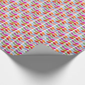 Colourful Leaf Pattern Geschenkpapier (Ecke)