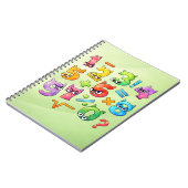 Colourful Maths Numbers Notebook for Primary Schoo Notizblock (Linke Seite)