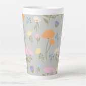 Colourful meadow on grey milchtasse (Vorderseite)