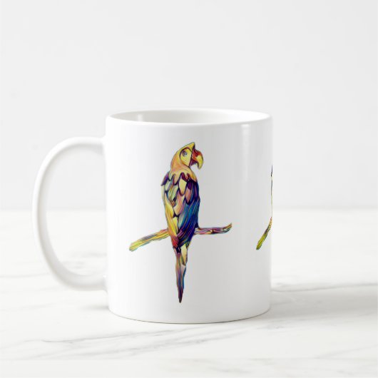 Colourful Parrot Mug Kaffeetasse (Links)