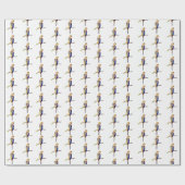 Colourful Parrot Wrapping Paper Geschenkpapier (Flach)