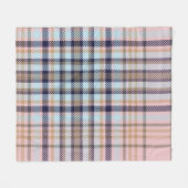 Colourful Plaid textured seamless patternabstract, Fleecedecke (Vorderseite (Horizontal))