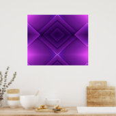 colourful poster design features a vibrant rainbow (Küche)